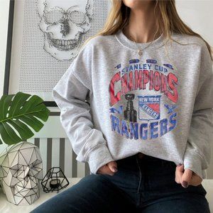 Unisex 1994 New York Rangers Stanley Cup Champions T-Shirt, 90s New York Ranger
